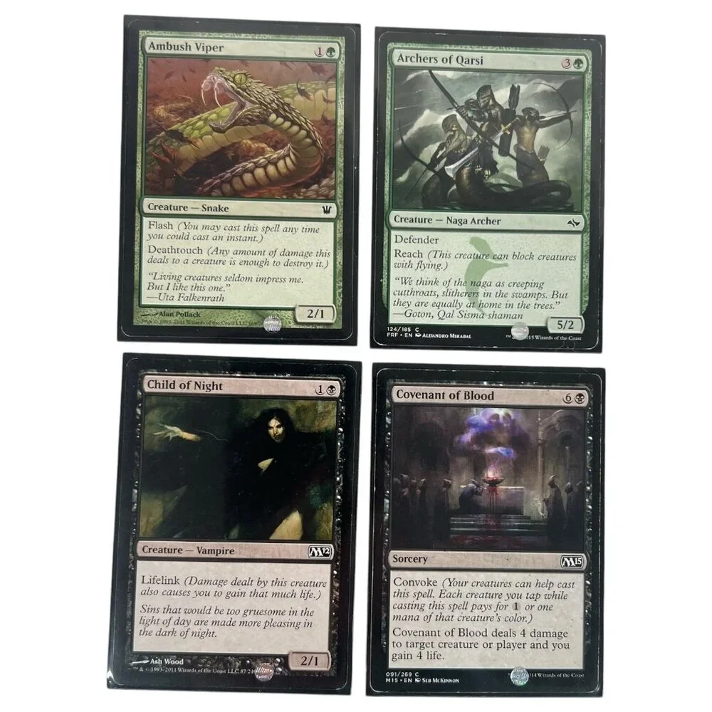 Magic The Gathering MTG Cards Lot of 24 In Sleeves Variety No Duplicates